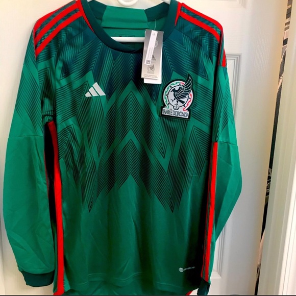 adidas Shirts Jersey De Mxico Local Mundial 222 Qatar Manga Larga